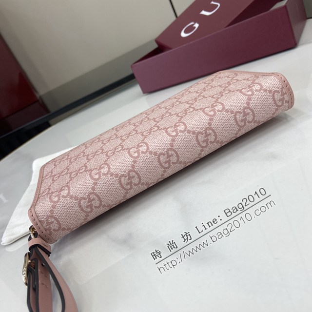 Gucci專櫃古馳最新款拉鏈錢包男女款長夾錢包 jh2768型號：819122